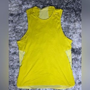 Men’s Medium Yellow Lululemon Tank Top